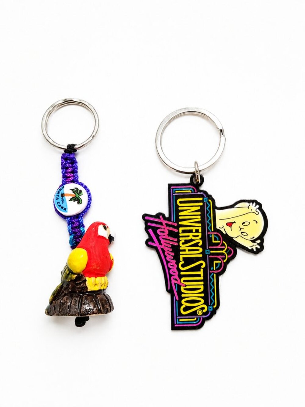 Vibrant Colorful Travel Souvenir Keychains